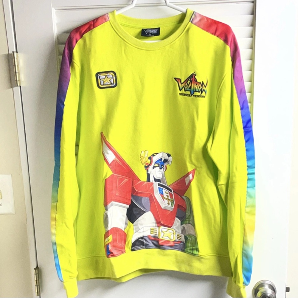 Rare NWOT Retro/Vintage - Voltron Crewneck Sweatshirt XL
